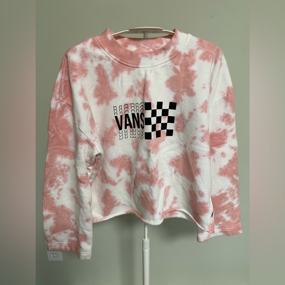 VANS cropped sweatshirt size small in good condition